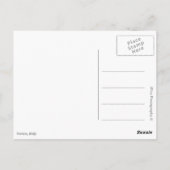 Vakantie in Venetië landschap zwarte tekst briefka Briefkaart (Achterkant)