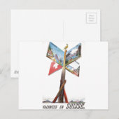  vakantie in Zwitserland Briefkaart (Voorkant / Achterkant)