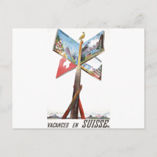  vakantie in Zwitserland Briefkaart