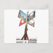  vakantie in Zwitserland Briefkaart (Voorkant)