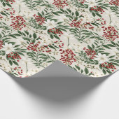 Vakantie inpakpapier Holly (Hoek)