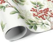Vakantie inpakpapier Holly (Rol Hoek)