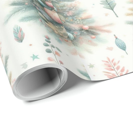 Vakantie inpakpapier met bomen (Rol Hoek)