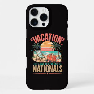 Vakantie is gewoon wat we de nationale kampioensch iPhone 16 pro max hoesje