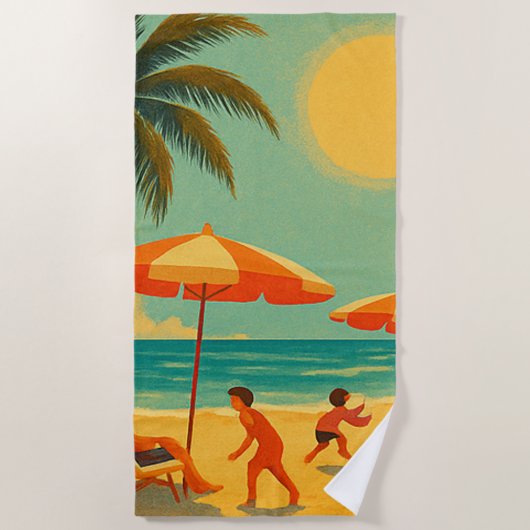 vakantie is strandlaken (Voorkant)