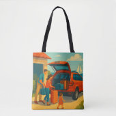 Vakantie is tote bag (Voorkant)