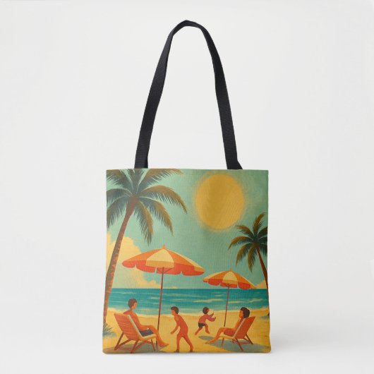 Vakantie is tote bag (Voorkant)