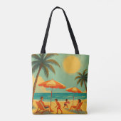 Vakantie is tote bag (Achterkant)