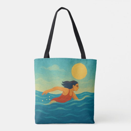 Vakantie is tote bag (Achterkant)