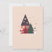 Vakantie Jingle en Mingle Schattige kerstfeest Kaart (Achterkant)