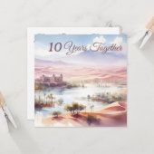 Vakantie Jubileum Cadeau Exotisch Marokko reis Kaart (Voorkant / Achterkant in situ)