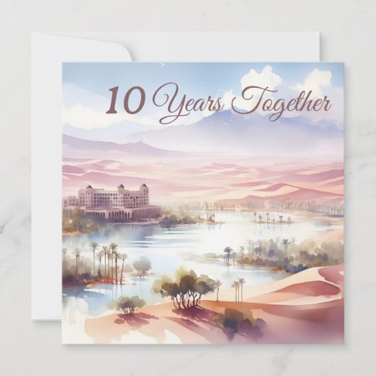 Vakantie Jubileum Cadeau Exotisch Marokko reis Kaart (Voorkant)