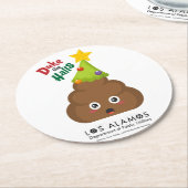 Vakantie juichen bij Duke Ronde Kartonnen Onderzetter (Gebogen)