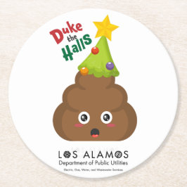 Vakantie juichen bij Duke Ronde Kartonnen Onderzetter