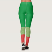 Vakantie juichen in elke stap, feestelijke elfstij leggings (Achterkant)