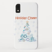 Vakantie juichen kerstboom Case-Mate iPhone case (Achterkant)