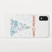 Vakantie juichen kerstboom Case-Mate iPhone case (Achterkant (horizontaal))