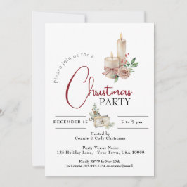 VAKANTIE KAARS KERSTFEEST KAART