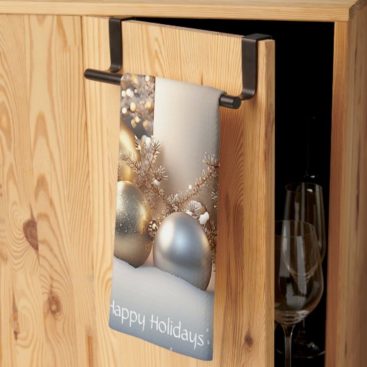 Vakantie Kaarsen Keuken Handdoek (Derde Gevouwen)