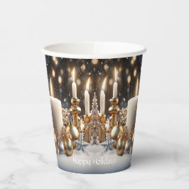 Vakantie Kaarsen Papieren kopjes Bekers