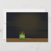 Vakantie kaarsen uitnodiging (Achterkant)