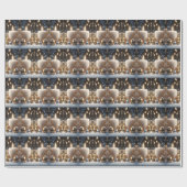 Vakantie kaarsen vakantie inpakpapier (Vlak)