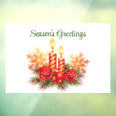 Vakantie kaarsen Venster Cling Raamsticker (Vel 3)