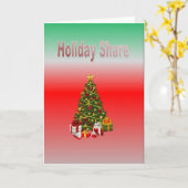 Vakantie Kaart (Gele Bloem)