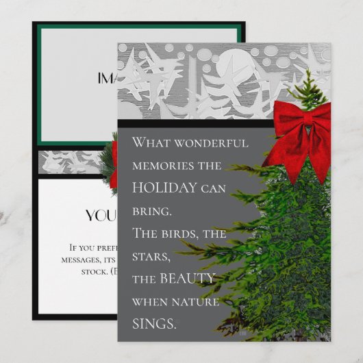 VAKANTIE kaart 5x7 (Voorkant / Achterkant)