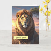 Vakantie Kaart African Safari (Gele Bloem)