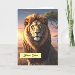 Vakantie Kaart African Safari