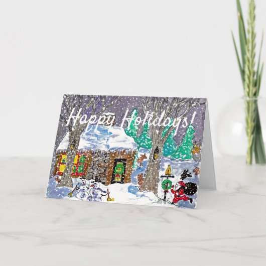 Vakantie Kaart door Denny Plesea voor Ruby Lane (Voorkant)