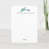 Vakantie Kaart: Familie Kerst Feestdagen Kaart (Achterkant)