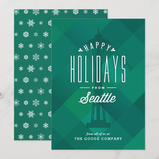 Vakantie Kaart *Groeten uit Seattle* (Voorkant / Achterkant)