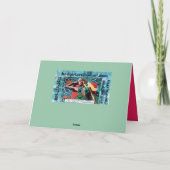 VAKANTIE KAART- IK HEB EEN GROTE OUDE DOOS WIJN NO FEESTDAGEN KAART (Achterkant)