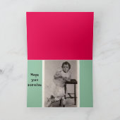 VAKANTIE KAART- IK HEB EEN GROTE OUDE DOOS WIJN NO FEESTDAGEN KAART (Binnen)