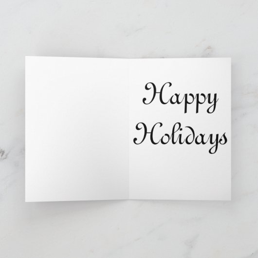 Vakantie Kaart met bamboe (Binnen)