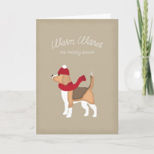 Vakantie Kaart met Beagle Illustration
