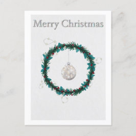 Vakantie Kaart met kerstillustratie