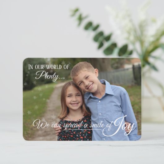 Vakantie Kaart - Spread JOY (Staand voorkant)