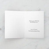 Vakantie Kaart van Dierenarts (Binnen)