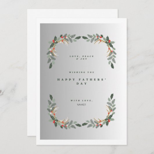  vakantie Kaart voor Vaderdag (Voorkant / Achterkant)