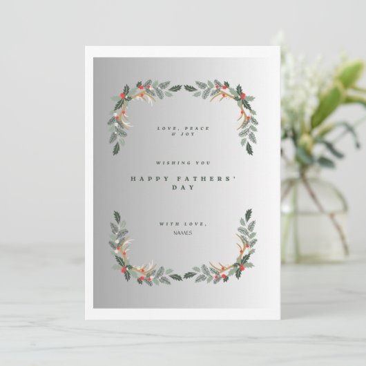  vakantie Kaart voor Vaderdag (Staand voorkant)