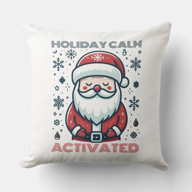 Vakantie kalm geactiveerd Santa Sierkussen (Voorkant)