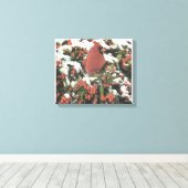 Vakantie Kardinaal Collage Uitgerekte Canvas Kunst (Insitu (Houten vloer))