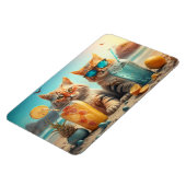 Vakantie Katten Magneet (Linkerzijde)