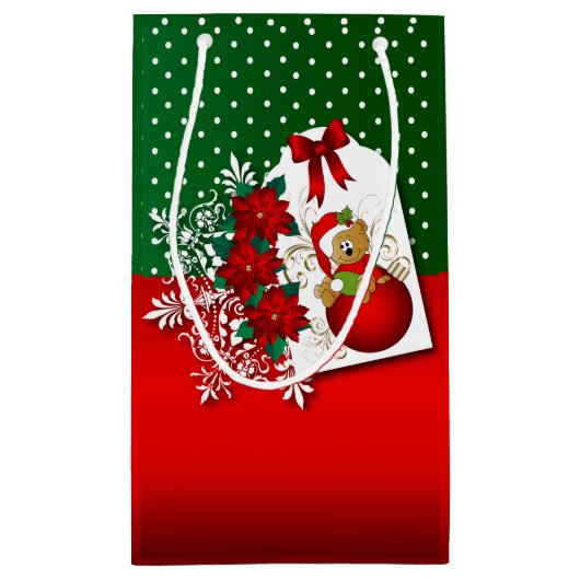 Vakantie Kerst Beer Klein Cadeauzakje (Achterkant)