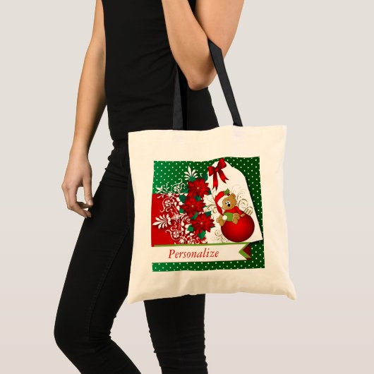 Vakantie Kerst Beer Tote Bag (Voorkant (product))