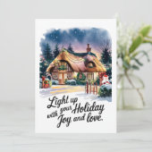 Vakantie - Kerst Kaart (Staand voorkant)