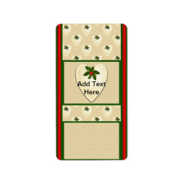 Vakantie Kerst Nugget Snoep bar wrappers Lab Etiket